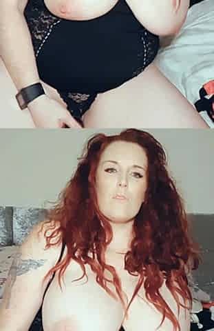 Great Big Boobs On Masturbating Redhead