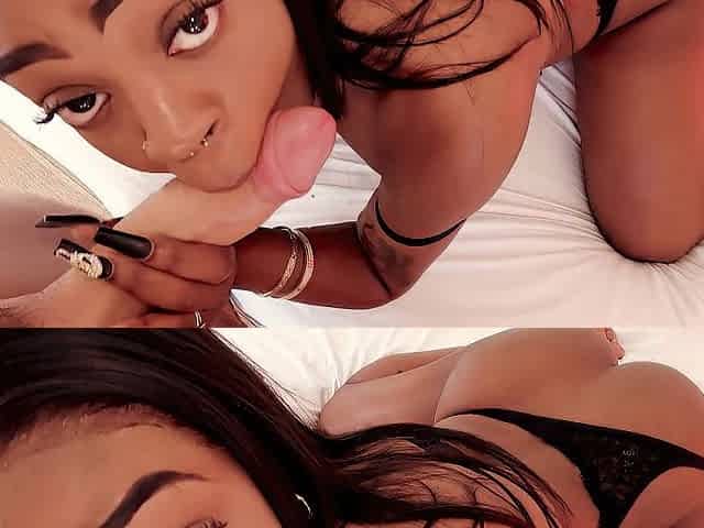 Tiny Black with Large Ass Britney London Banging Giant Knob
