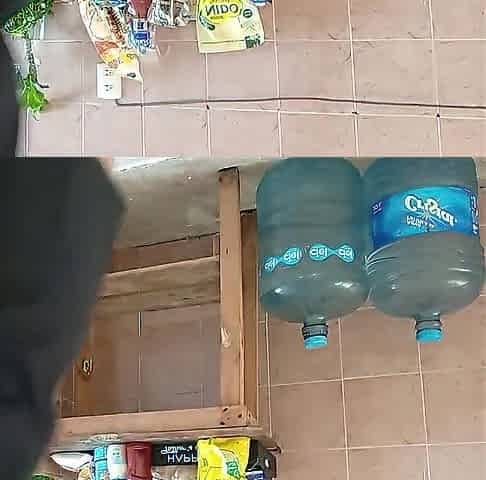 Chunky Stepmother Washes and Cleans the Kitchen