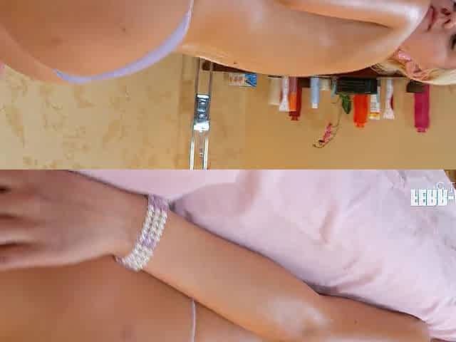 Cute blonde enjoys her first sexual massage experience