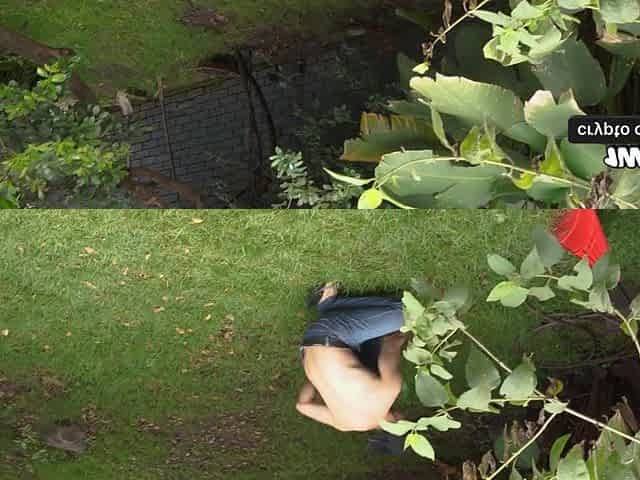Muscular gardener is hired by brunette MILF and does special jobs for her - Verified amateurs
