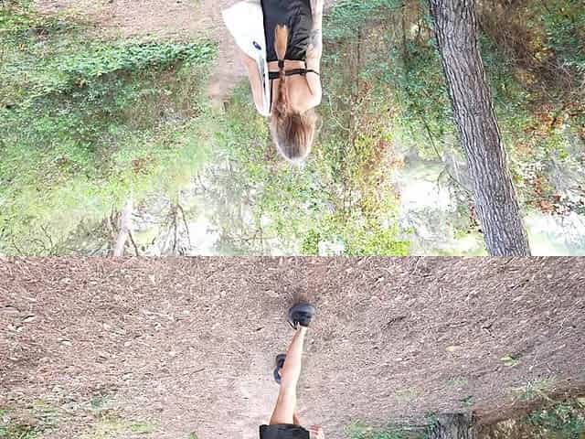 POV: Public Anal Sex with a Stranger in the Woods. Anal Creampie