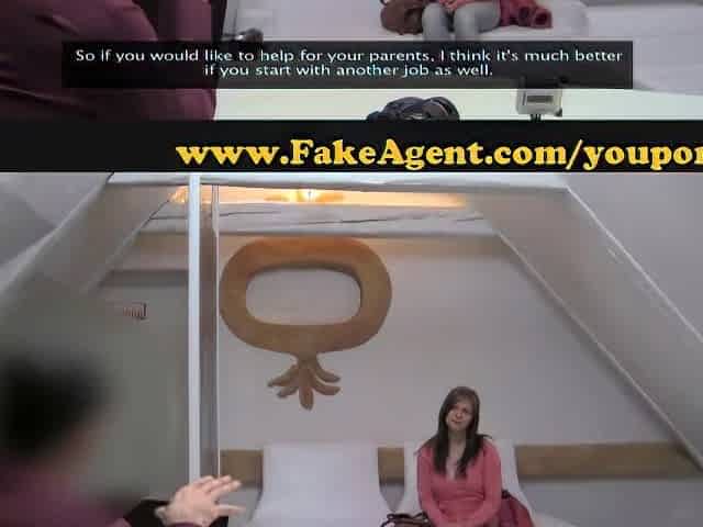 FakeAgent Shy girl with amazing 18yr old breasts makes me cum hard.