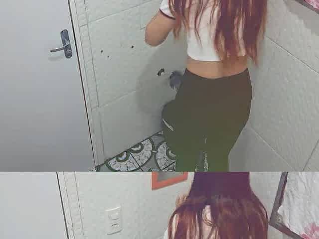 Screwed by a stranger in a bar washroom out of a fuck-rubber!