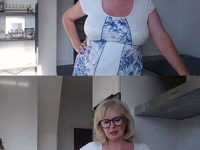 Mature blonde granny sammie sparks licks cock clean