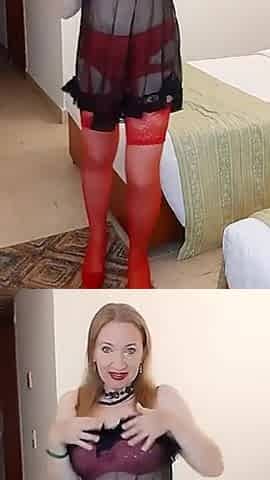 Watch this hot dance in nice lingerie