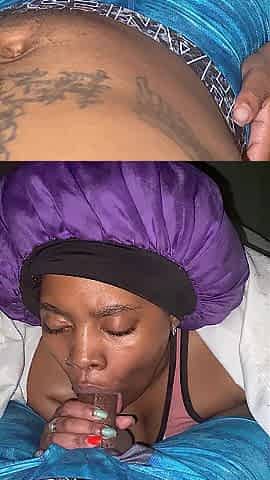 Black freak likes to suck and ride my knob
