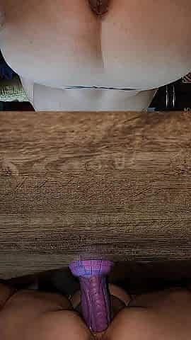 Thick mother I'd like to fuck Bouncing Her Soaked Cunt On Corpulent Sextoy