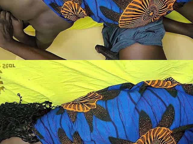 Lagos queen, thick butt, glamorous and seductive hairstyle in front of a large dick