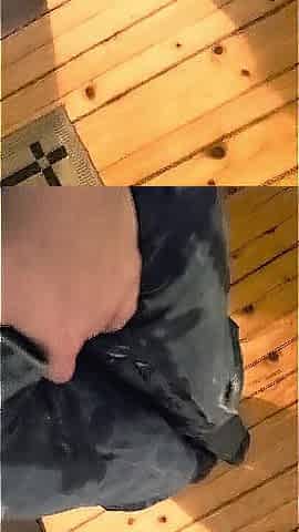 Wet jeans