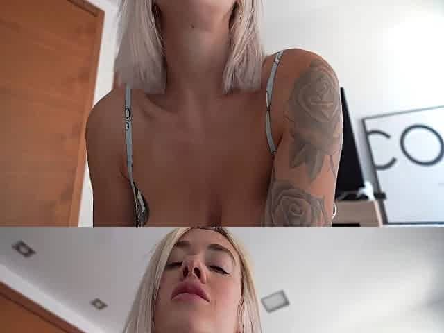 Sharing A Bed With His Stepmoms Big Tits Blonde Stepsister