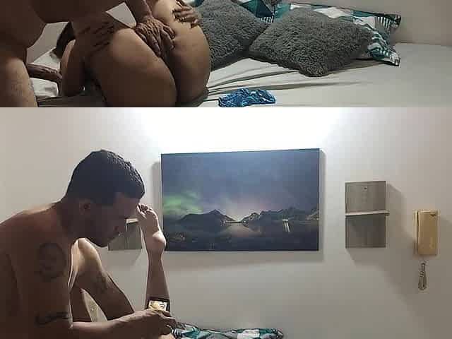 My girlfriend asks me to fill her booty with milk
