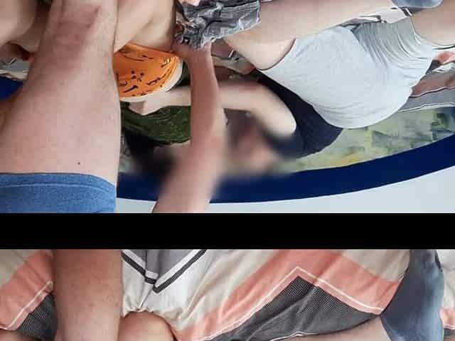 Cuckold spouse on his wife and ally