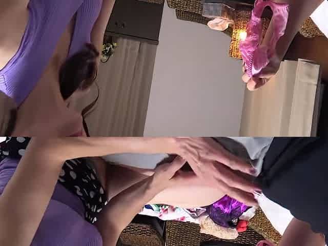 Masturbating With My Underwear And Gave Him A Blowjob 2