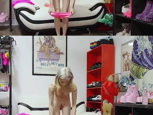 blonde lave her solo masturbate