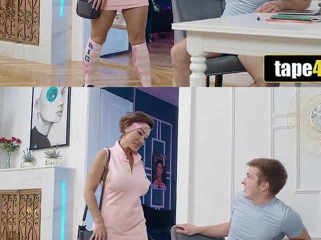 Young Guy Tests His Stamina with a Fit Brunette MILF