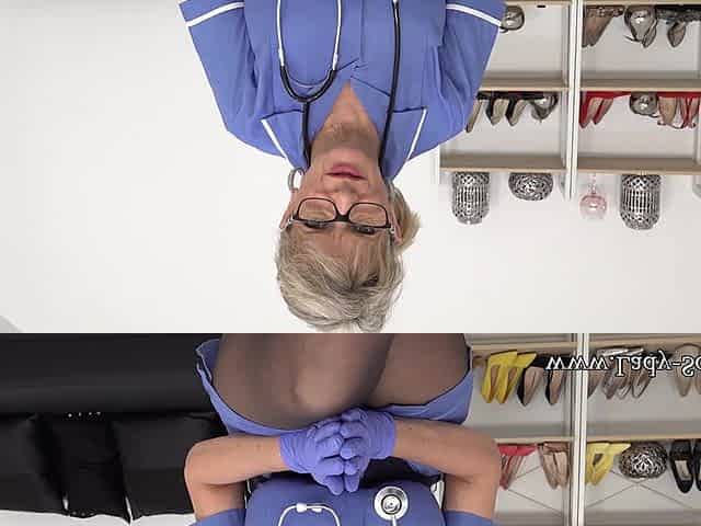 Busty Nurse Covered In Cum