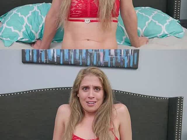 POV with filthy MILF Angelica interview teasing pussy play