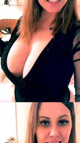 Brunette with big boobs teasing on webcam