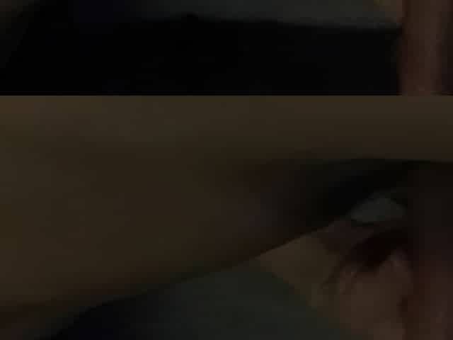 Quiet night masturbation by firelight