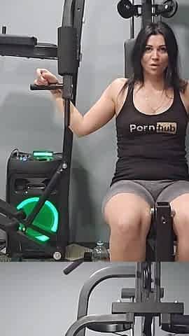 Orgasm Control, Masturbation in the Gym.