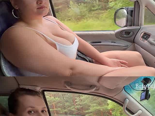 A moist doxy asked for a ride, but for that that babe had to suck a jock
