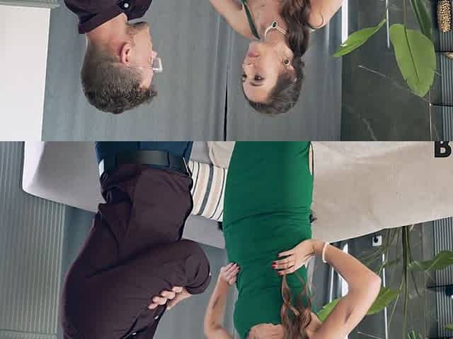 Pavlos and Sakura Hell in hot nylon foot fetish action