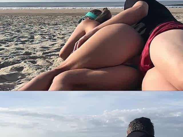 What the hell is going on?! Get this without my butt! Public anal..