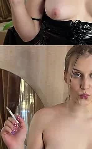 Dildo Under Skirt