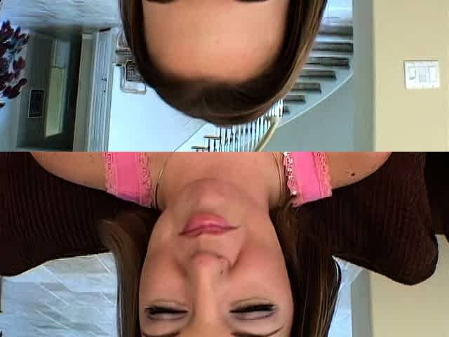 Small tit brunette teen fucks a big cock