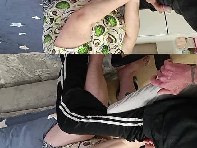 Stepmom Gives Me a Deep Blowjob so That I Cum in Her Mouth