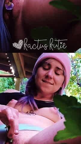 So in Love with Nature! I Love Cumming Through the Pretty Flowers