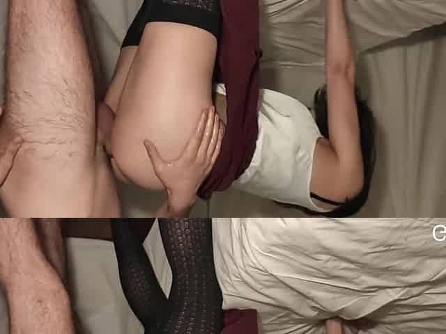 I Lift Her Skirt And Assfuck An Obedient 19yo Student While Shes On Her Period (rough & Deep Anal)