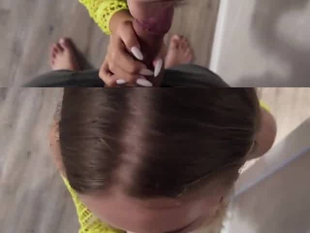 My Stepsister Helped Me Cum After Catching Me Masturbating