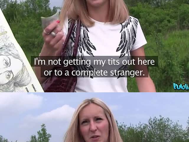 Public Agent - Real Tits Bounce As She Rides Chopper 1