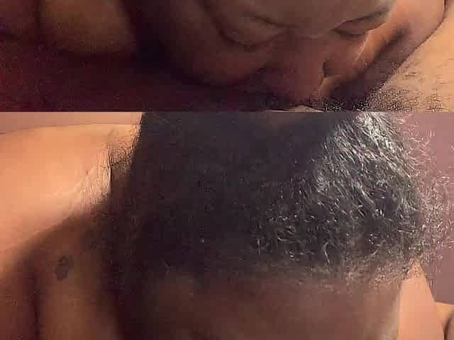 NIA Sucking Large Ebony Schlong Making it Explode & keep Sucking