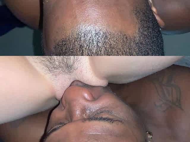 Ebony amateur interracial pov
