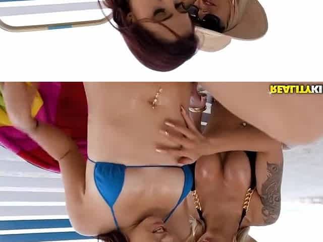 Nina Elle And Brooke Haze In Shameless Cougar And Teen 18+ Lesbian Incredible Adult V