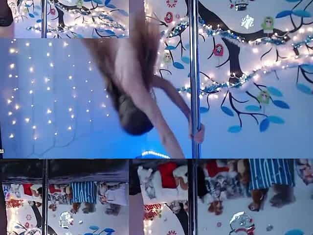 Live Show Pole Dance in Stockings 11:04