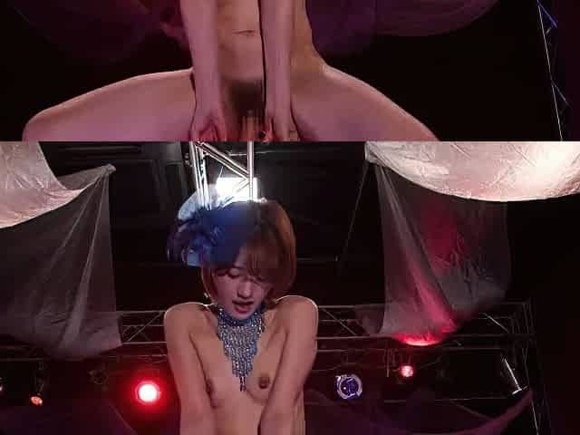 pretty japanese gives handjob and blowjob