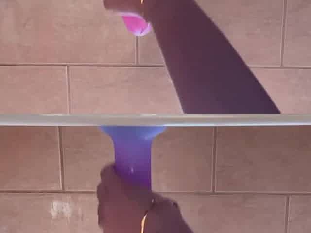 Taut Twat Swallows Vibrator