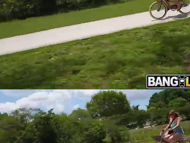 A Large Ebony Ramrod for the Voluptuous Bicycle Angel Dace, Dwayne Foxxx