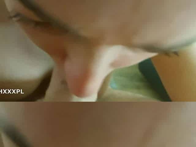 Cheating Wife Sucks Neighbor's Cock and Swallows All the Cum