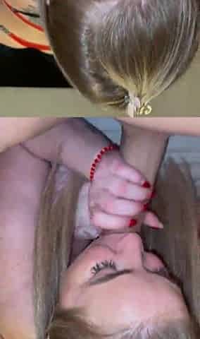 Step mamma youthful suck dong, step son bang her cunt and creampie in her twat
