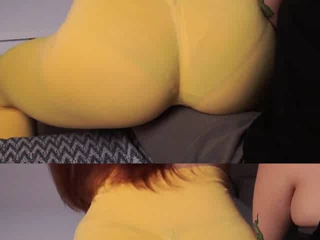 Twice that babe left a spider web of her cum on her fingers.