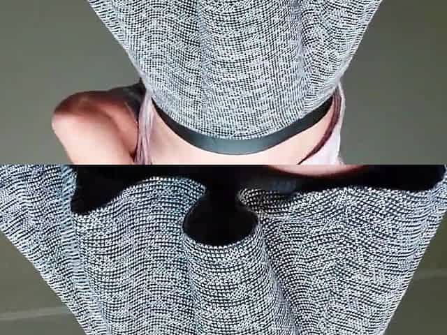 Schoolgirl made a home movie of herself masturbating