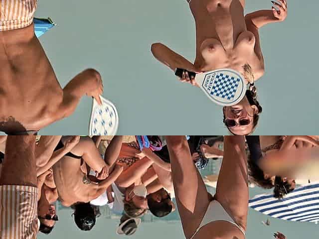 Topless beach beauties #1 - Bouncy boobs special