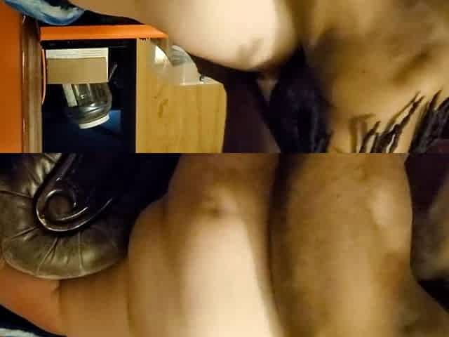 Sexy White BBW with Phat Ass Bent Over the Couch Doggystyle and Fucked Good by BBC
