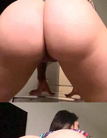Close up ass play