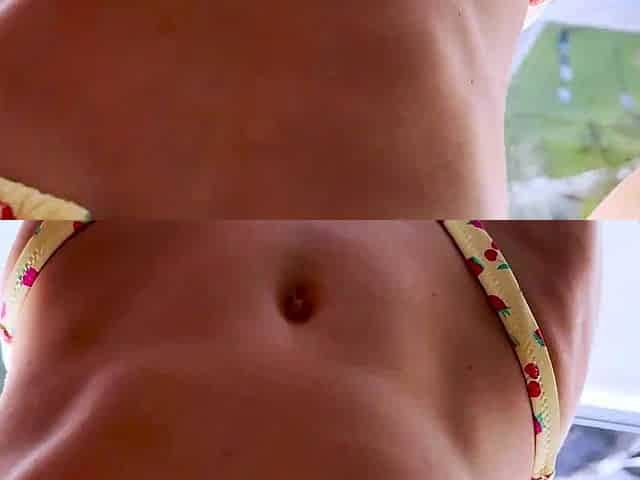 Step Mom helps Step Son to cum quick in her panties and